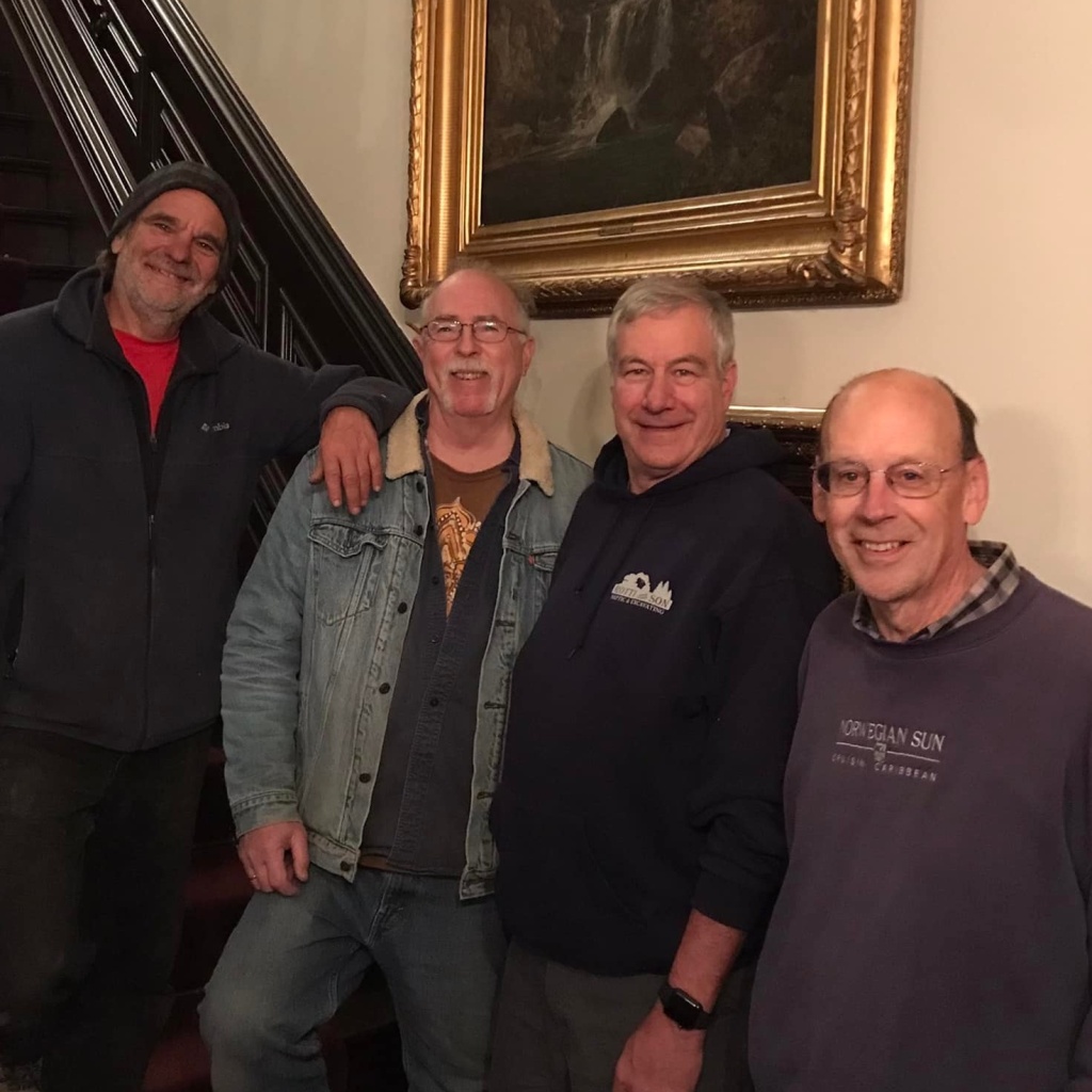 Retirees from the Fitzpatrick Nuclear Power plant (from left) Brian Folgherait, Neal Johnson, Brian Drain and Dan Ruddy.